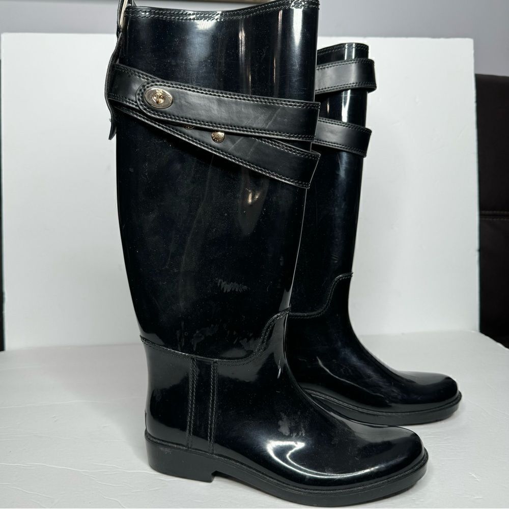 Coach rain boots size 7
